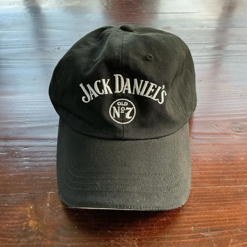 Jack Daniels Old No 7 Majic Headwear Baseball Cap Men Black Adjustable Strapback